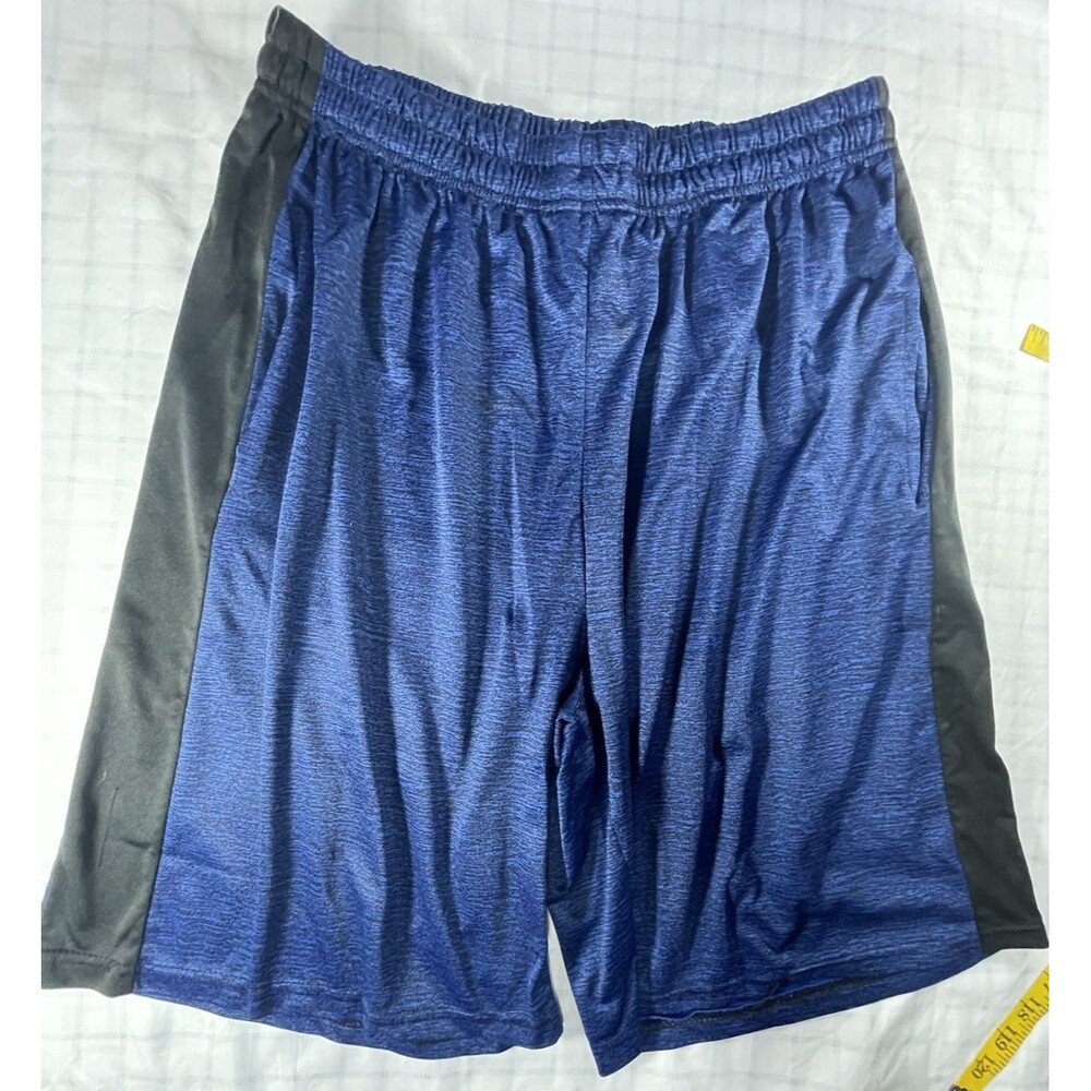 Ultra Performance Men's Basketball Shorts Blue Space Dye XXL Activewear Athletic